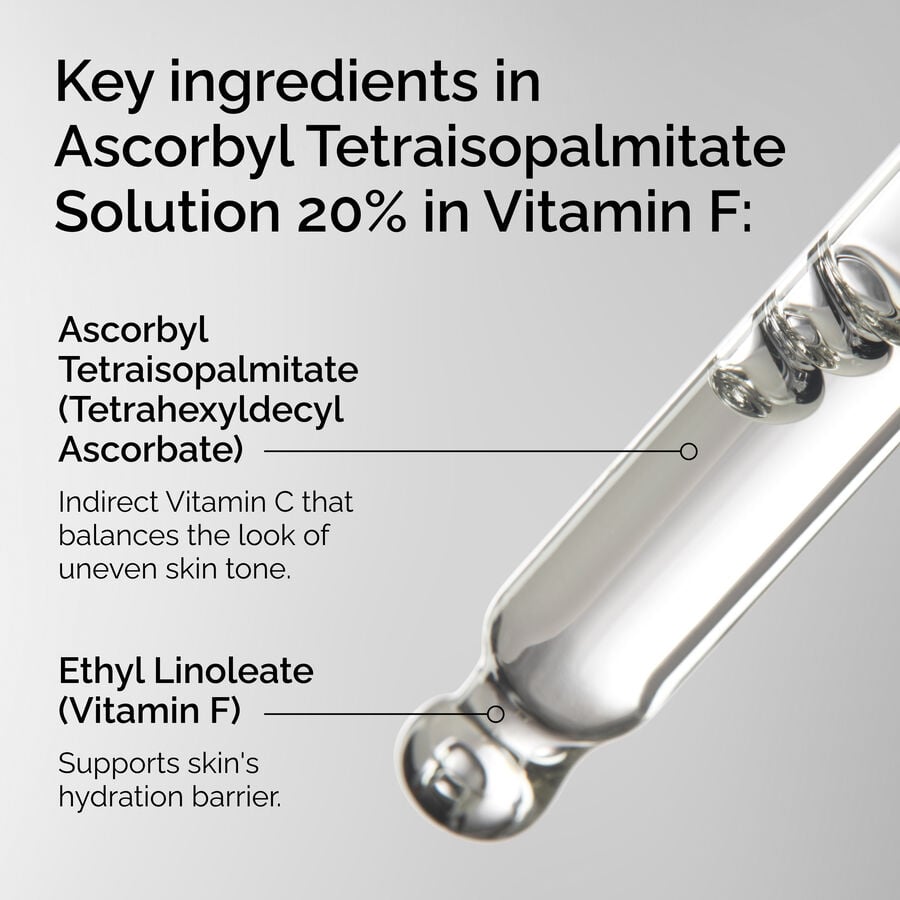 The Ordinary Treatment - Ascorbyl Tetraisopalmitate Solution 20% in Vitamin F | Detailed Overview　PS nA