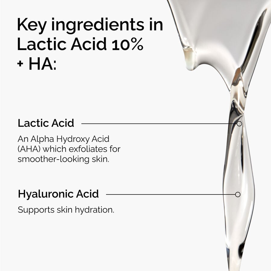 The Ordinary Exfoliating Treatment - Lactic Acid 10% + HA — Details and Specifications　B5 Ty