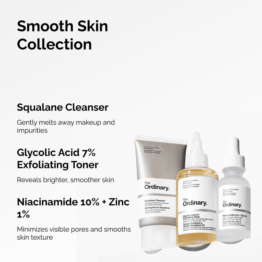 The Ordinary Smooth Skin Collection Set | Detailed Overview　fy lX