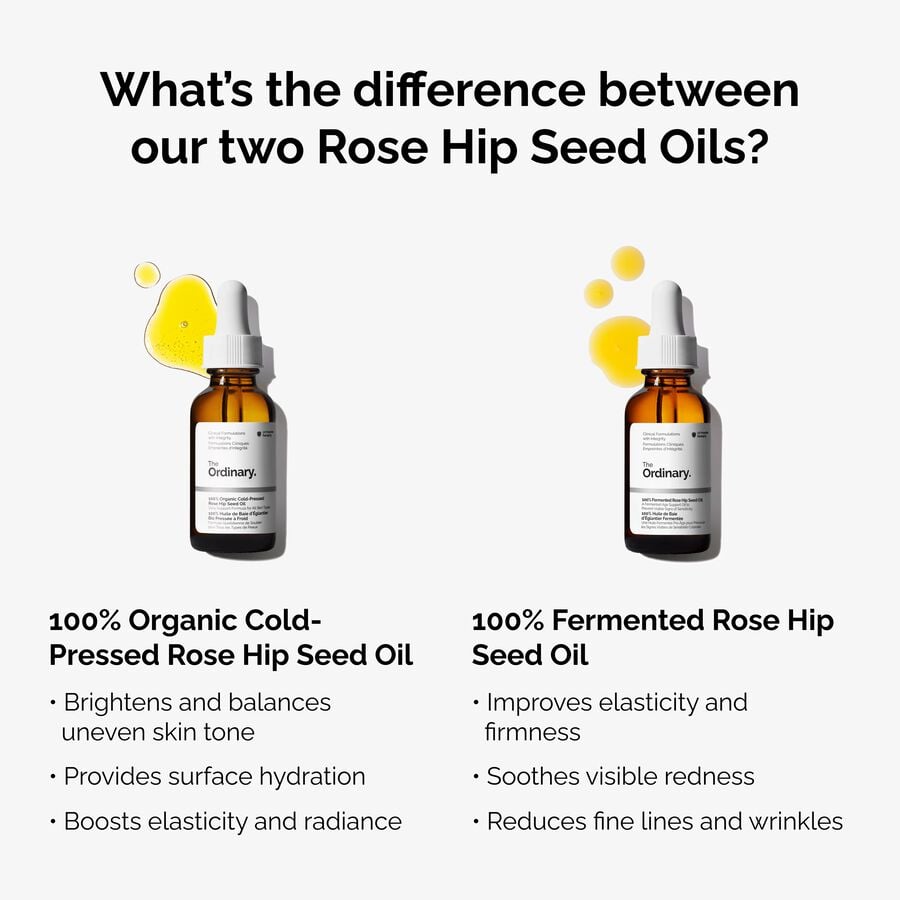 The Ordinary Face Oil - 100% Fermented Rose Hip Seed | Product Guide　XX LX