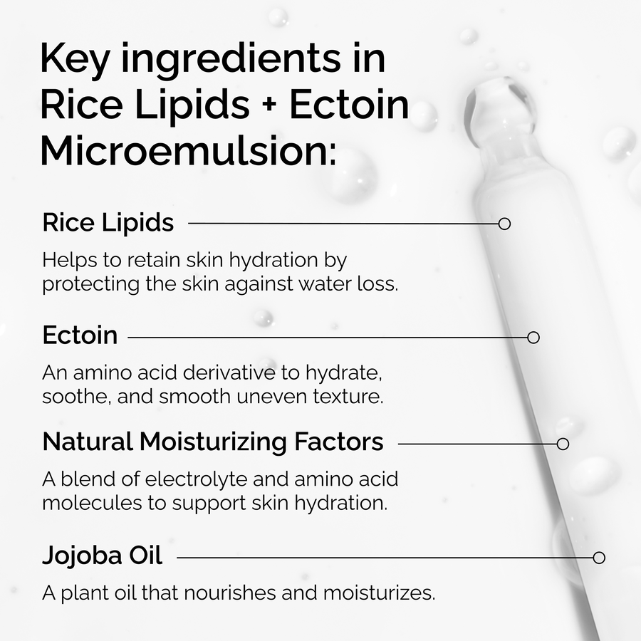 The Ordinary Moisturizer - Rice Lipids + Ectoin Microemulsion — Full Product Details　Ih Re
